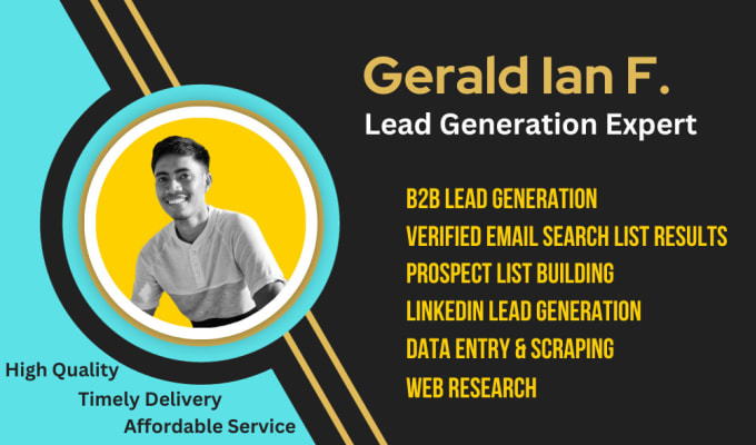 Gig Preview - Generate leads for your business