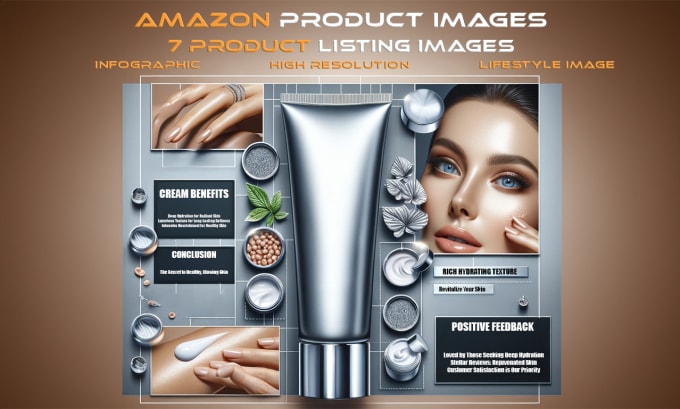 Gig Preview - Do amazon product listing, lifestyle, infographics