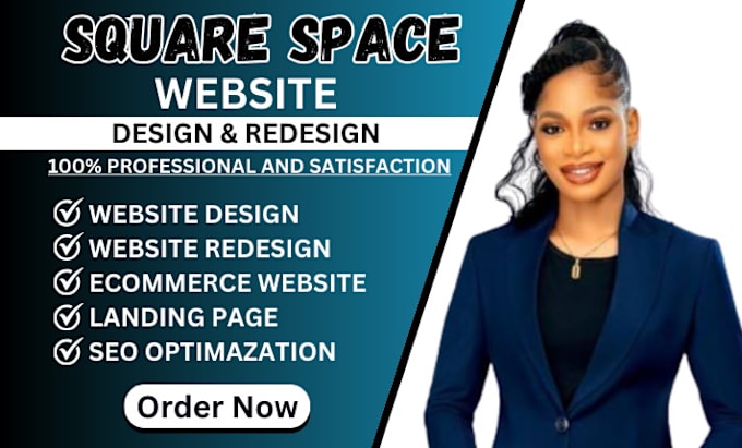 Gig Preview - Do squarespace website redesign, squarespace website design, square online store