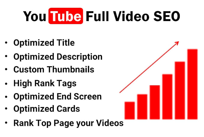 Gig Preview - Be your youtube video SEO consultant