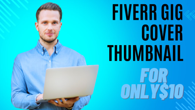 Gig Preview - Design fiverr gig thumbnail and cover