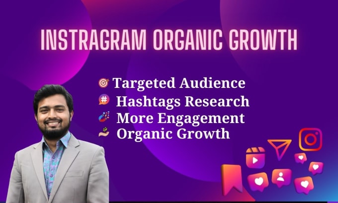 Gig Preview - Do instagram promotion instagram growth and instagram marketing  organic growth