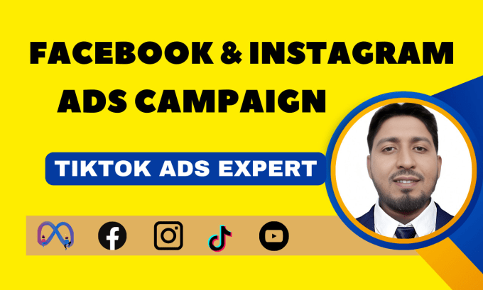 Gig Preview - Be your instagram and facebook paid ads manager tiktok ads expert