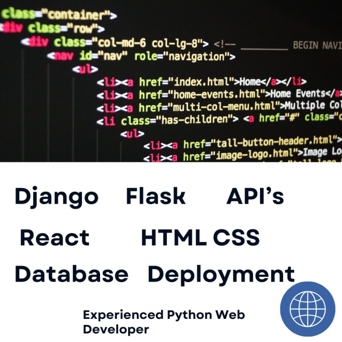 Gig Preview - Do django, flask, python web development