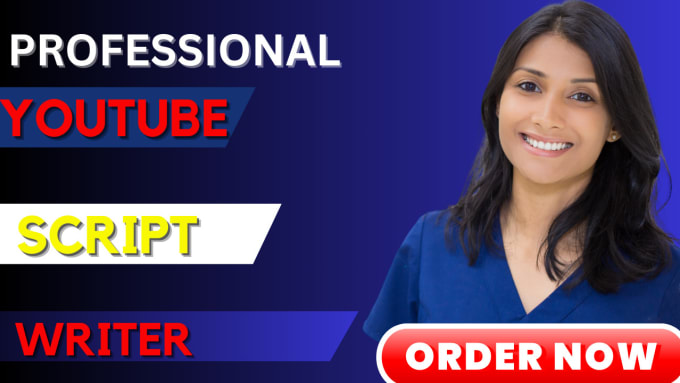 Gig Preview - Be your youtube script writer, video script writer, scriptwriter, scripts