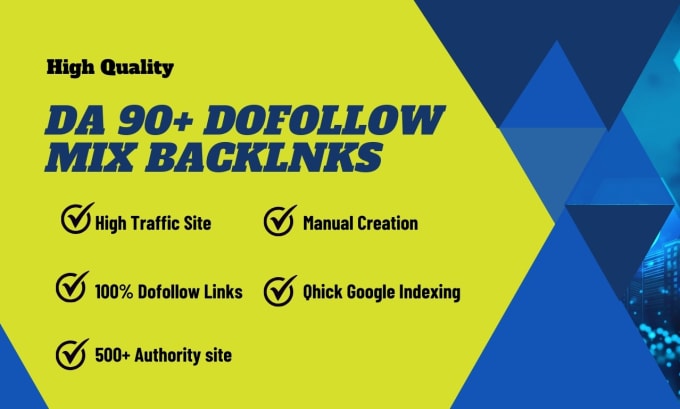 Gig Preview - Do manual creation high authority dofollow mix backlinks