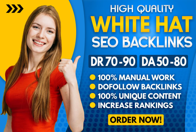 Gig Preview - Create high authority and high dr seo backlinks  for google ranking