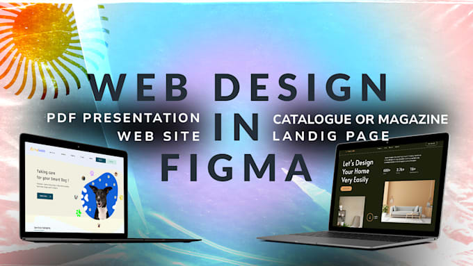 Gig Preview - Create figma website design and figma landing page with website mockup