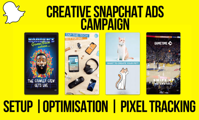 Gig Preview - Setup targeted snapchat ads campaign for snapchat promotion