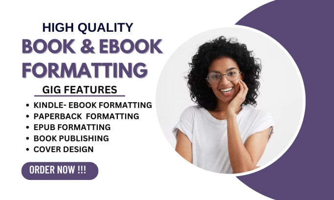 Gig Preview - Do book formatting, workbook design for amazon KDP paperback and kindle ebook