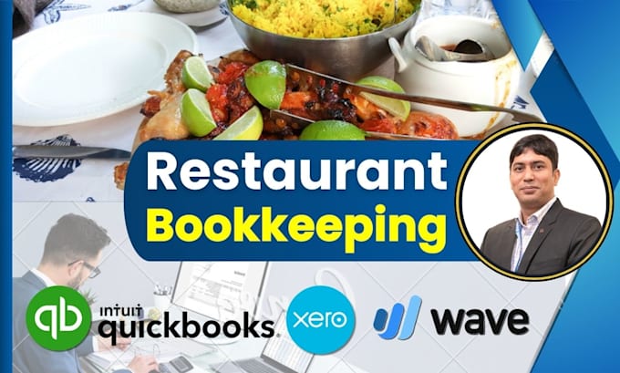 Gig Preview - Do accounting and bookkeeping for restaurant, cafe, food truck, bakery, and bar