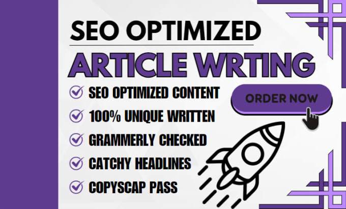 Gig Preview - Do SEO content writing or article rewriting