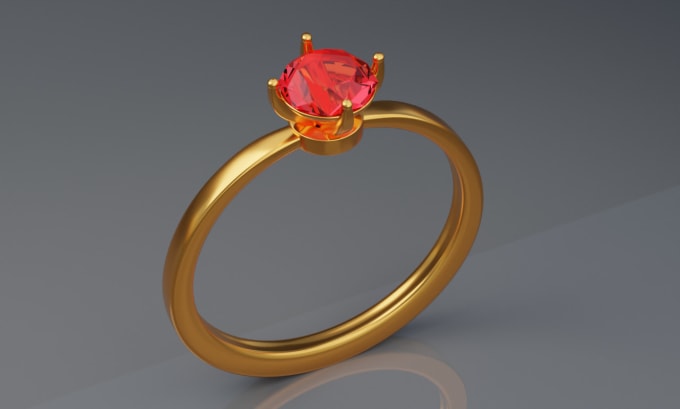 Gig Preview - Make amazing 3d jewelry models