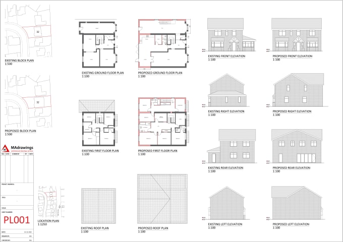 Gig Preview - Draw UK planning drawings of your house