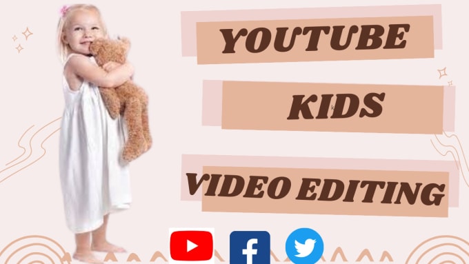 Gig Preview - Be your professional kid youtube video editor