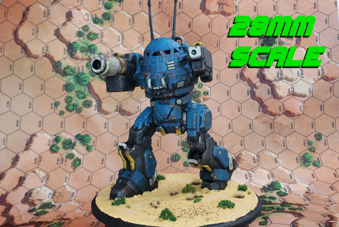 Gig Preview - Build and paint your large scale battletech model