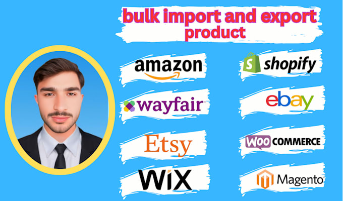 Gig Preview - Bulk import and export product listing, product hunting, store error fixing