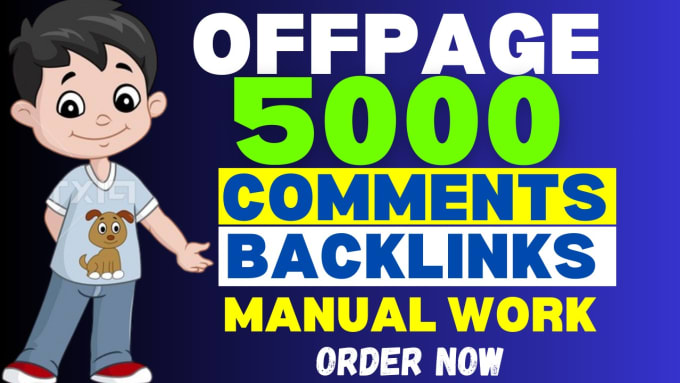 Gig Preview - Do 5000 high quality dofollow manual blog comments backlinks