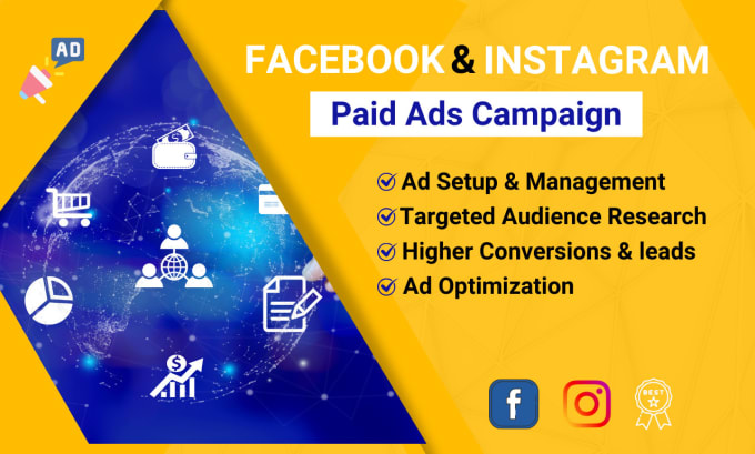 Gig Preview - Setup effective facebook ads campaign and instagram ads for leads and sales