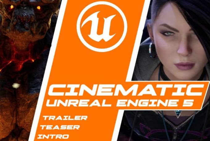 Gig Preview - Create cinematic 3d game trailer for you in unreal engine