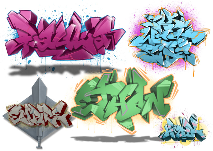 Gig Preview - Create your name or your brandname in graffiti letters