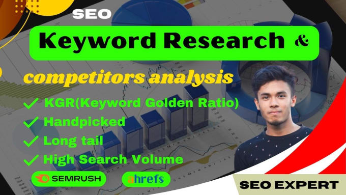 Gig Preview - Seo keyword research and competitors analysis for top rank