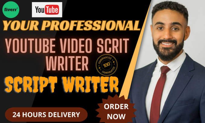 Gig Preview - Be your youtube video script writer, video script, scriptwriting