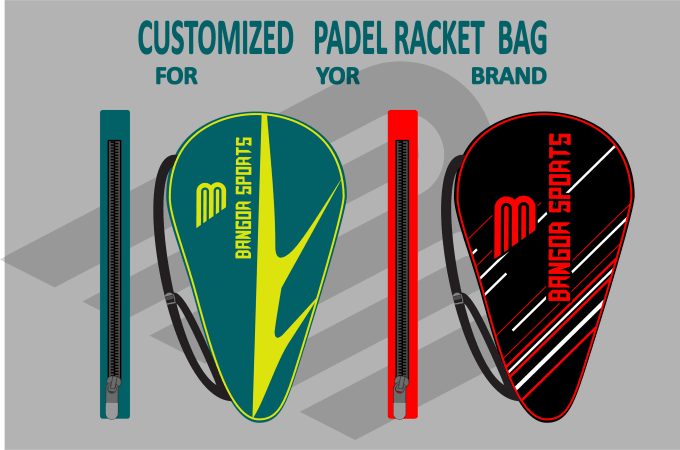 Gig Preview - Make paddle racket bag design for your brand