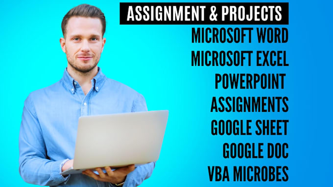 Gig Preview - Do urgent ms word, excel assesment, powerpoint  and assignment tasks