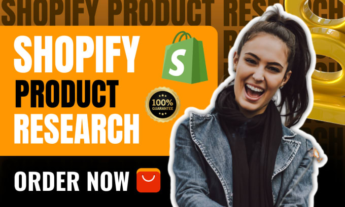 Gig Preview - Find wining products for shopify dropshipping product research video ads