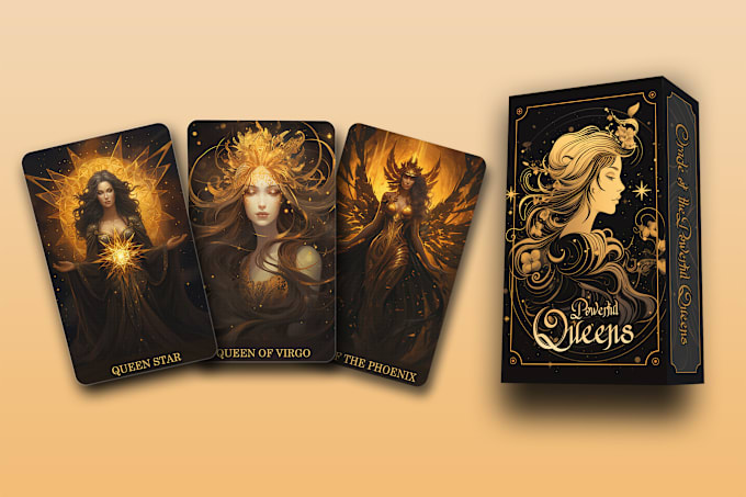 Gig Preview - Design unique oracle, tarot or divination cards in any style