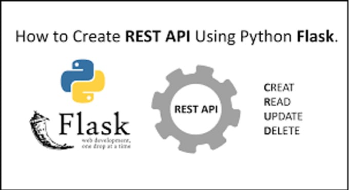 Gig Preview - Create a crud rest API for you in python using flask