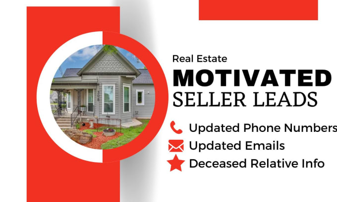 Gig Preview - Provide real estate motivated seller list with skip tracing