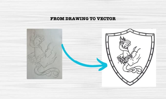 Gig Preview - Make your drawing into a vector svg image