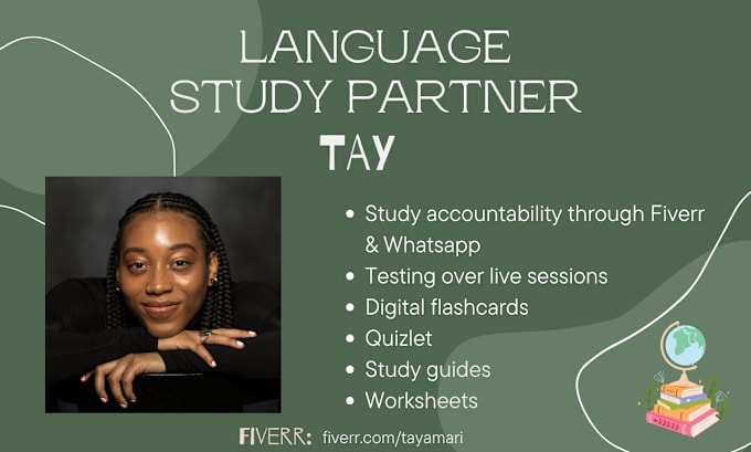 Gig Preview - Be your language study partner