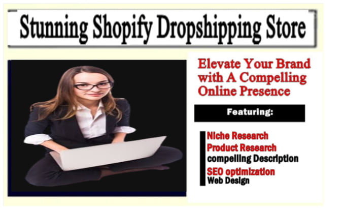 Gig Preview - Create a profitable products niche website with compelling shopify descriptions