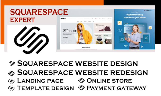 Gig Preview - Squarespace website design squarespace website redesign squarespace websites seo