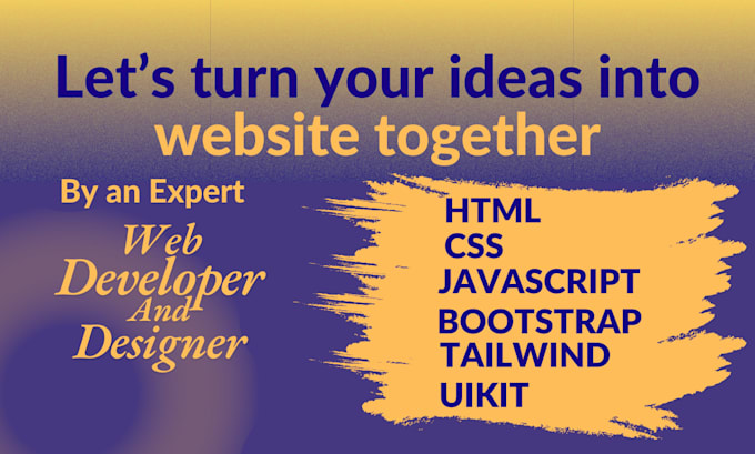 Gig Preview - Bring your ideas to life with expert web development