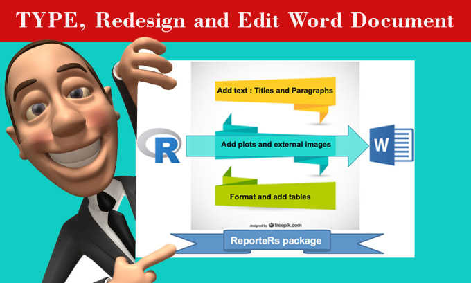 Gig Preview - Type and format microsoft word or excel file for you