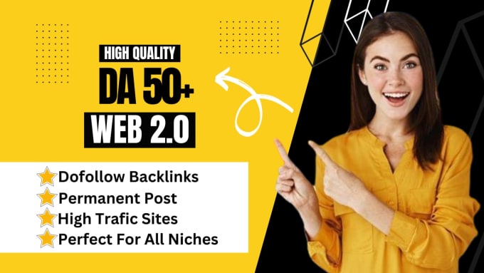 Gig Preview - Provide high authority web 2 0 backlinks