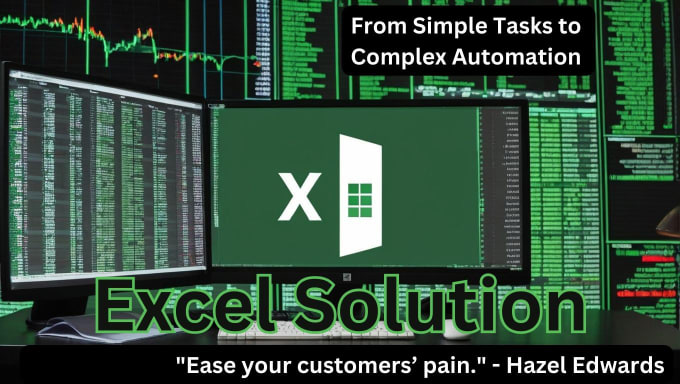 Gig Preview - Provide any excel solution from simple tasks to complex