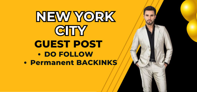 Gig Preview - Do publish guest posts on new york city blog