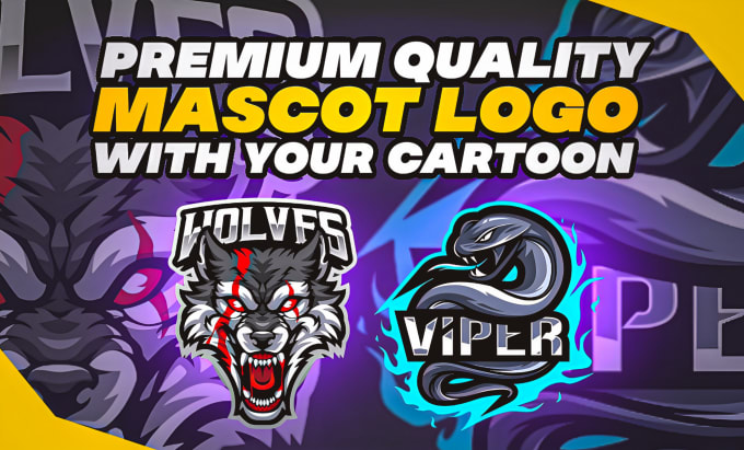 Bestseller - design a custom cartoon and mascot gaming logo for twitch, youtube and esports