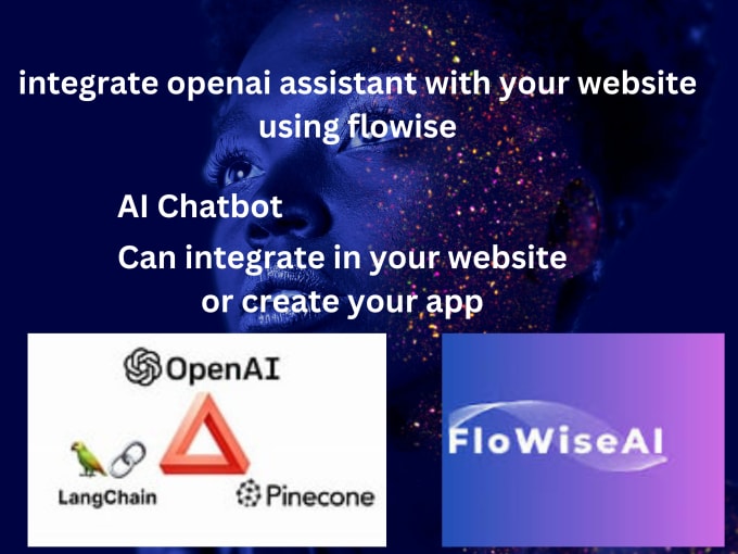 Gig Preview - Develop chatbot  develop or integrate openai assistant with your website