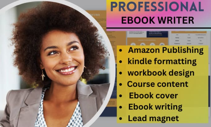 Gig Preview - Ghostwrite your ebook kindle book for amazon publish