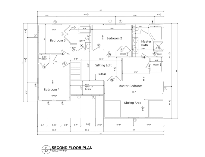 Gig Preview - Draw and revise building floorplans for permit drawings