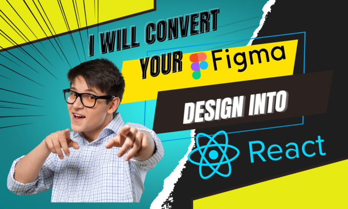 Gig Preview - Convert figma to react web app as a frontend web developer