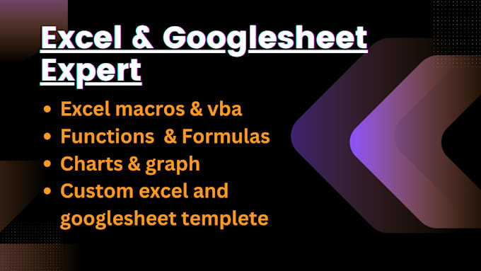 Gig Preview - Do dynamic excel dashboard , pivot tables ,charts and graphs