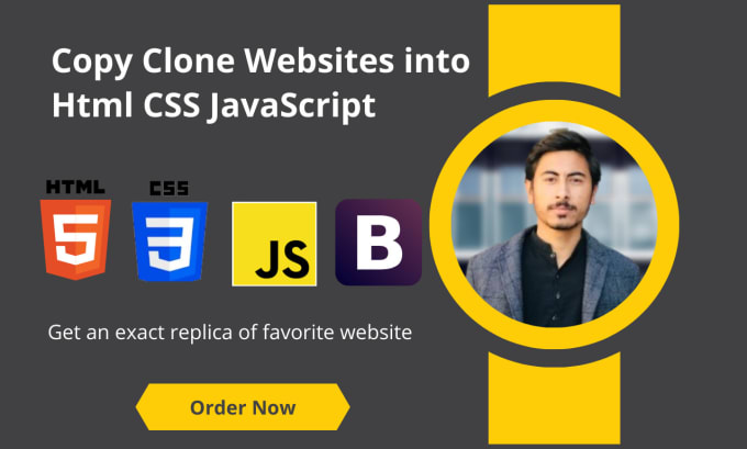 Gig Preview - Copy clone website or landing page using HTML CSS javascript