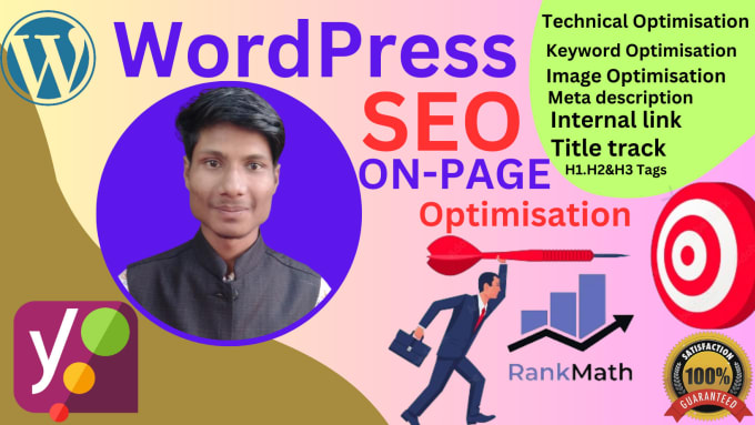 Gig Preview - Do wordpress on page seo with rankmath or yoast to increase google ranking